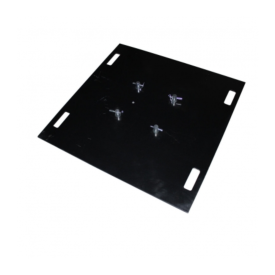 BASE-36S-4H - 36_x36_ Steel Base，8mm thickness. With 4 Handles . Black
